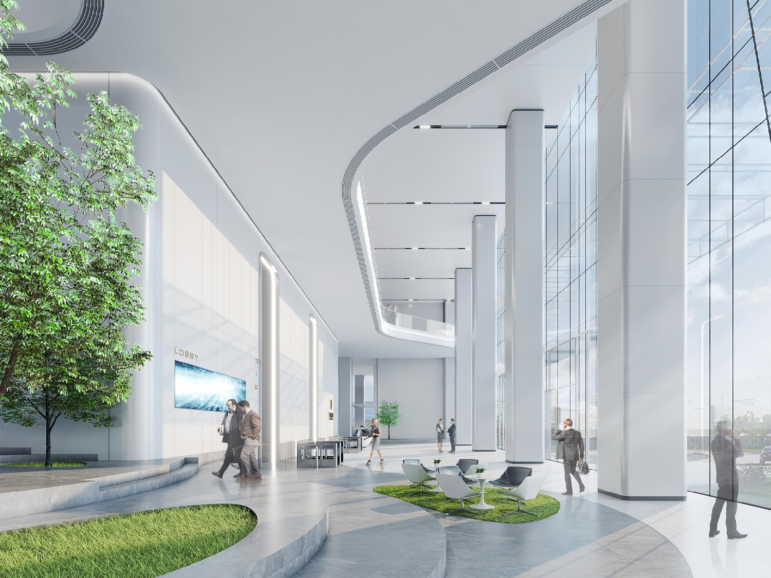 惊艳蜕变！安徽半山装饰深耕合肥，打造高品质办公楼装修典范(图4)