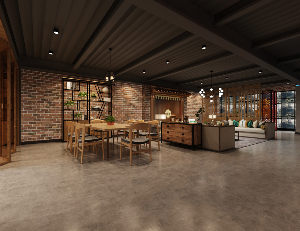 合肥长江180步阳门200平方工业风展厅装修设计项目(图3) 合肥长江180步阳门200平方工业风展厅装修设计项目(图3)