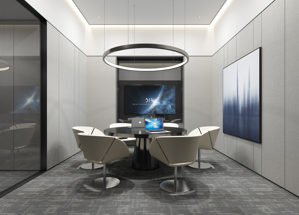 安徽永昌新材料3400平极简风办公楼装修(图5) 安徽永昌新材料3400平极简风办公楼装修(图5)