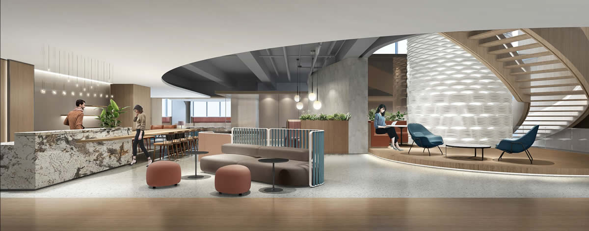 中天科技7000平办公楼装修设计项目(图4) 中天科技7000平办公楼装修设计项目(图4)