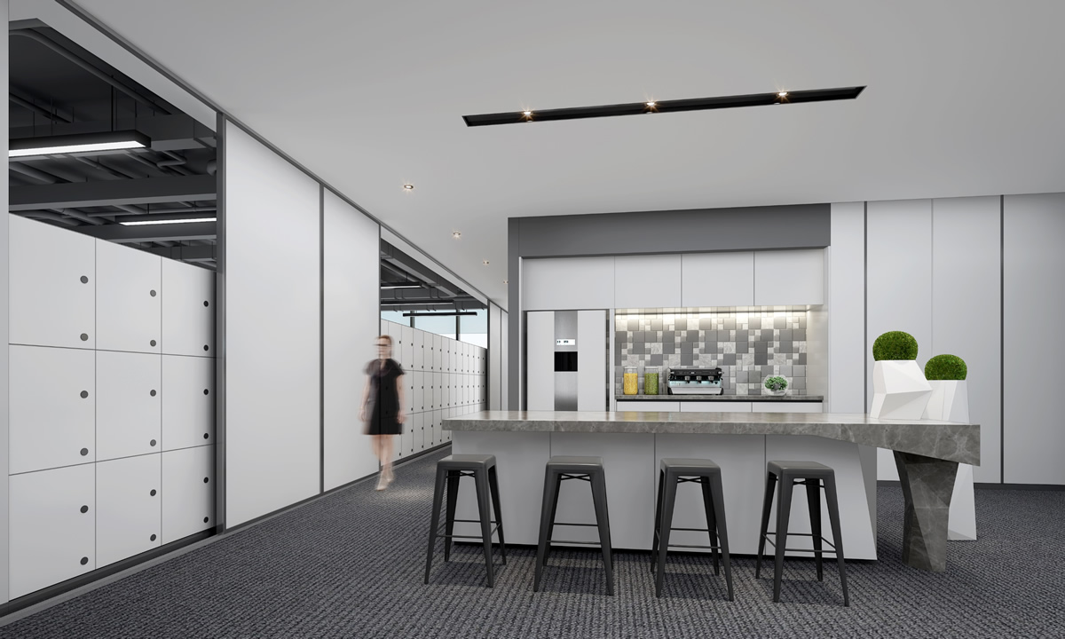 合肥西普工业园警用装备1000平方办公室装修(图3)