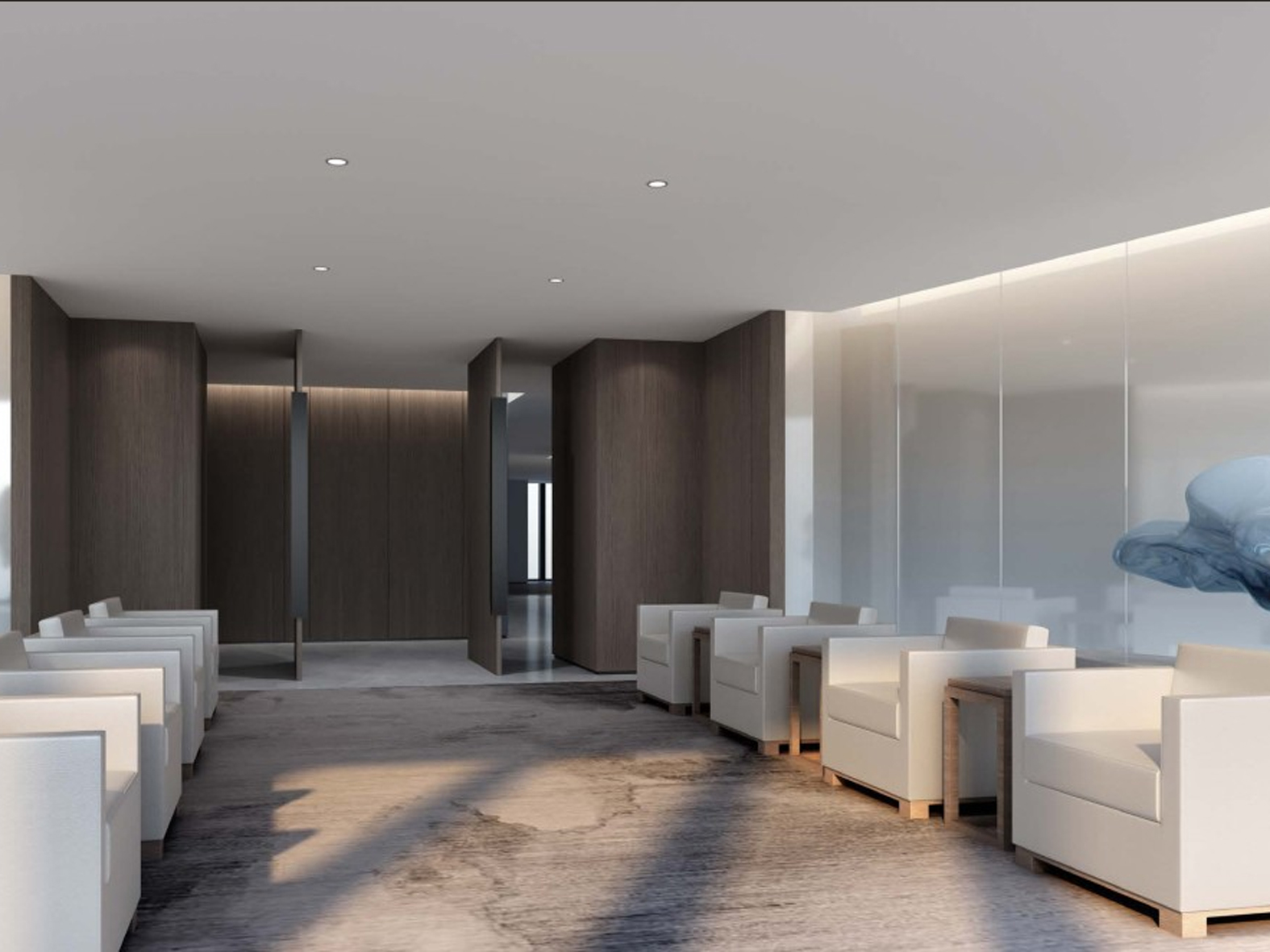 芜湖2000平方现代简约风办公室装修设计项目(图2)