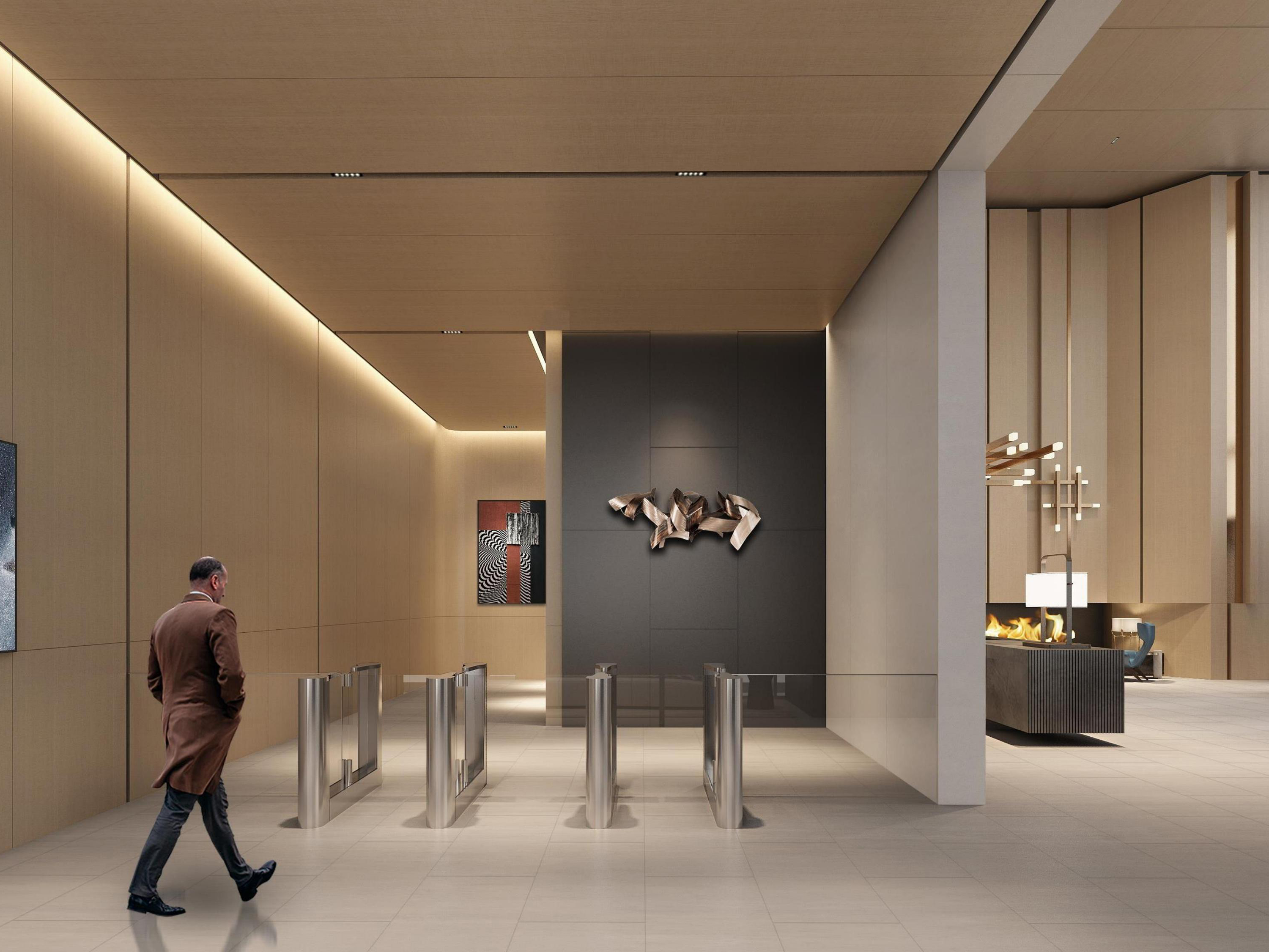 阜阳4000平方现代简约风办公楼装修设计项目(图5)