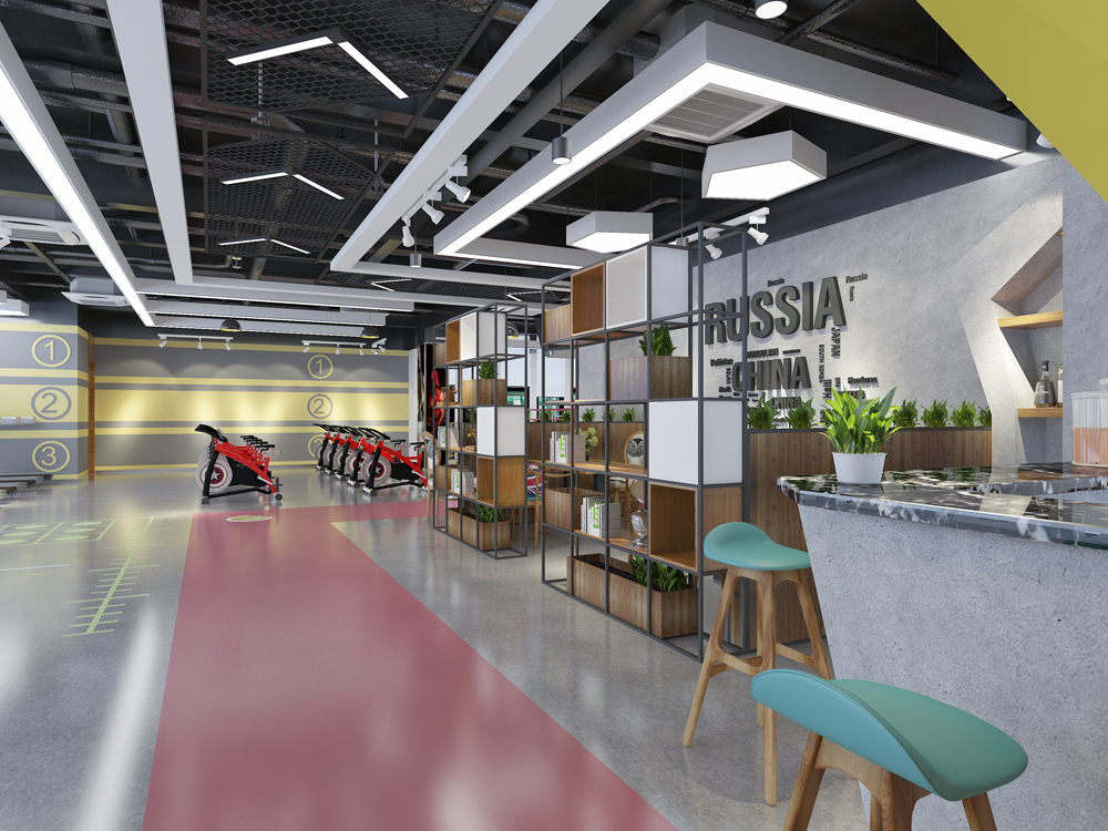 合肥蜀山区1800平方启动健健身馆装修设计(图4)