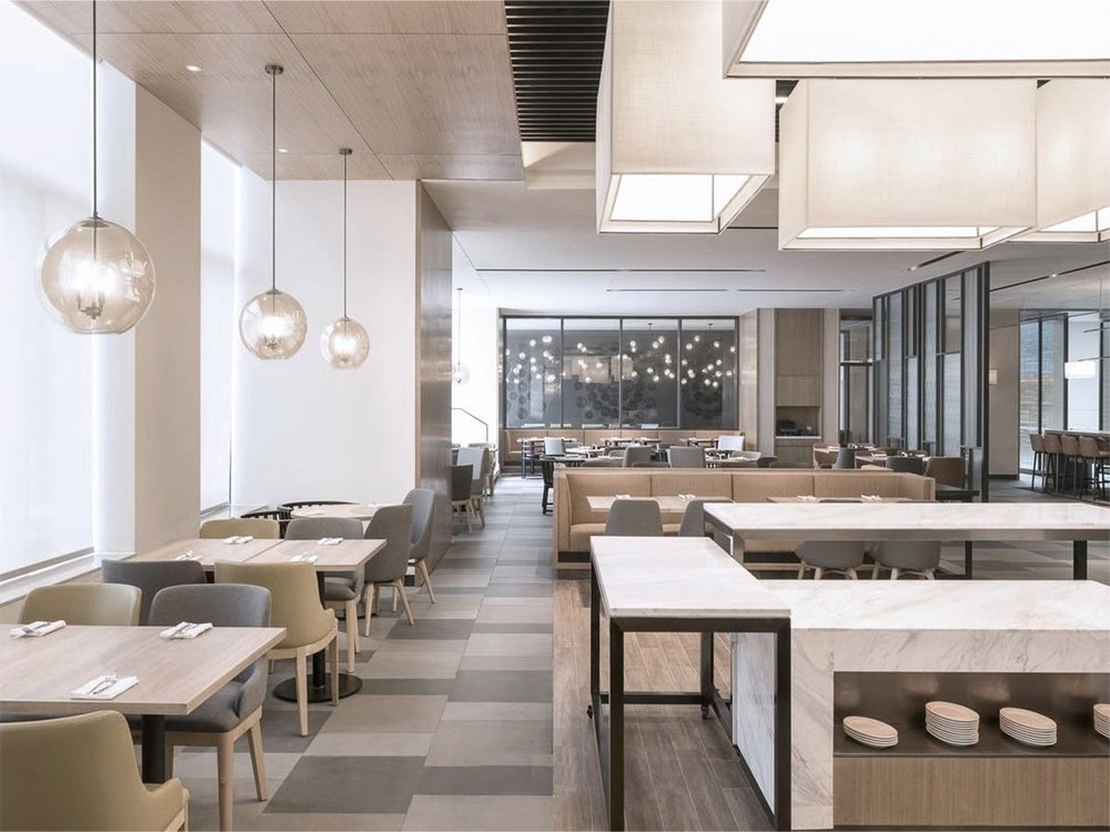 泾县皖新机电办公楼大厅装修案例(图3)