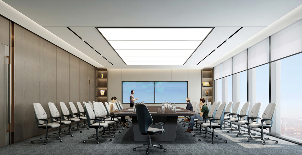 半山装饰带你了解会议室装修设计注意事项(图1)