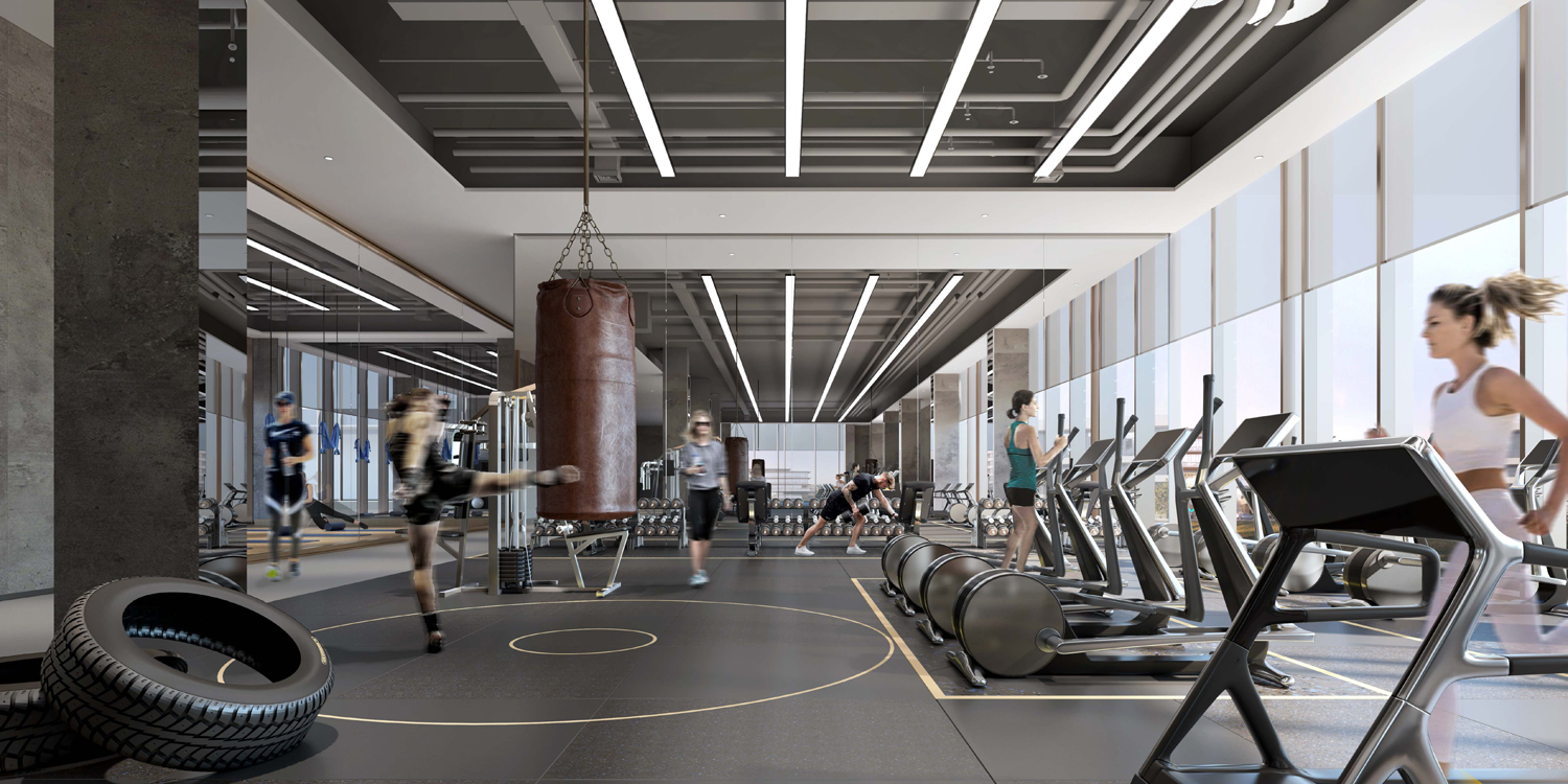 巢湖槐林渔具有限公司4000平方办公楼内部员工娱乐室装修案例(图1)