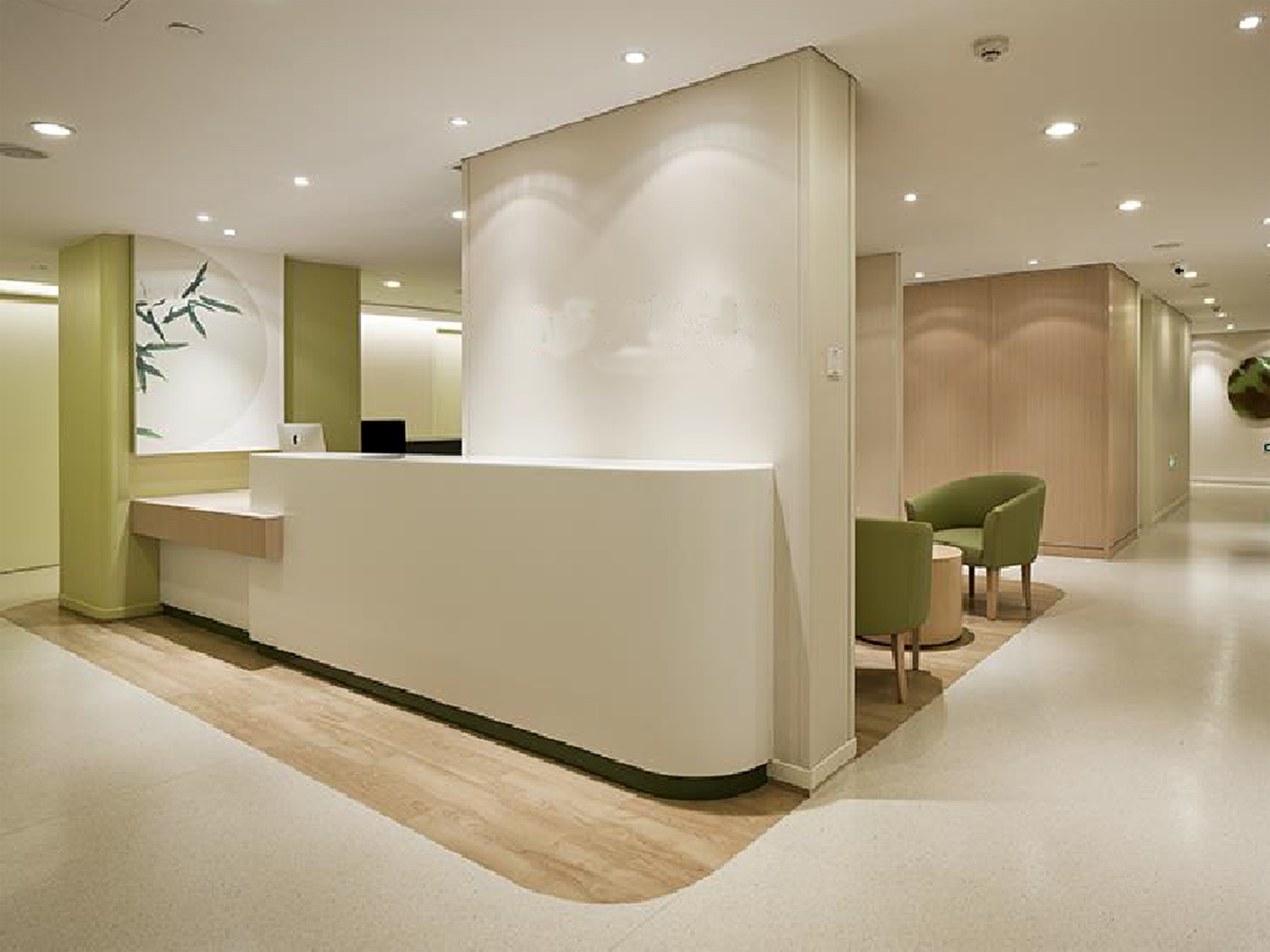 安庆1500平方心理咨询室办公室装修设计案例(图1)