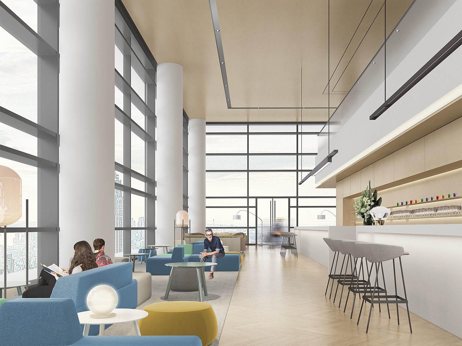 芜湖5000平方科技公司简约办公楼装修案例(图1) 芜湖5000平方科技公司简约办公楼装修案例(图1)