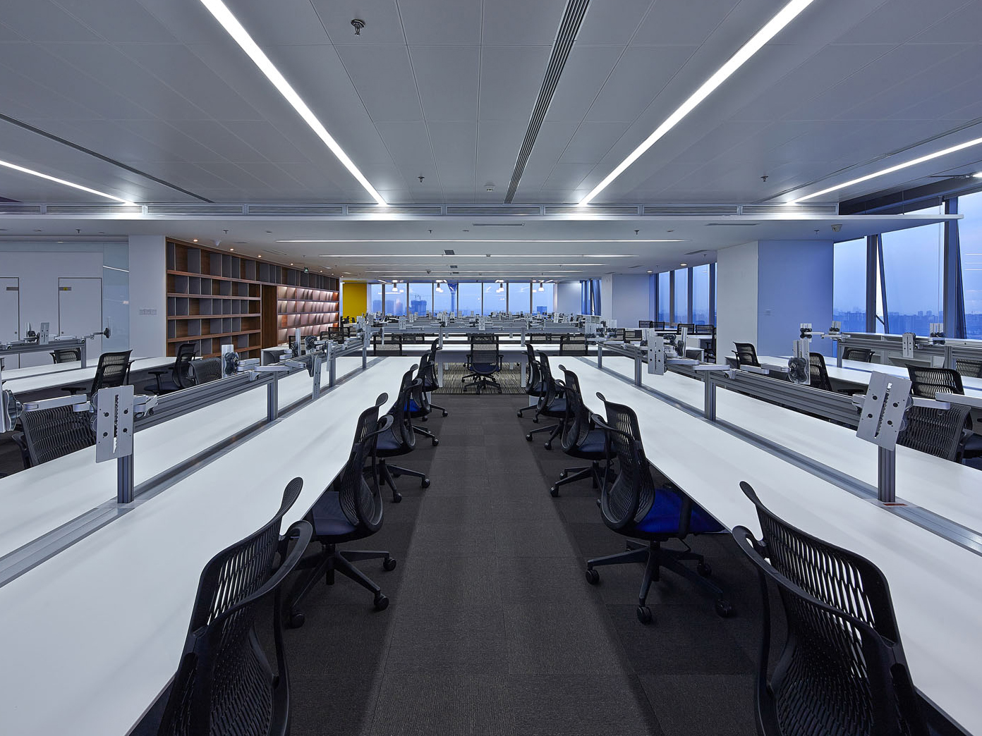 滁州1200㎡现代简约办公室装修设计项目(图2)