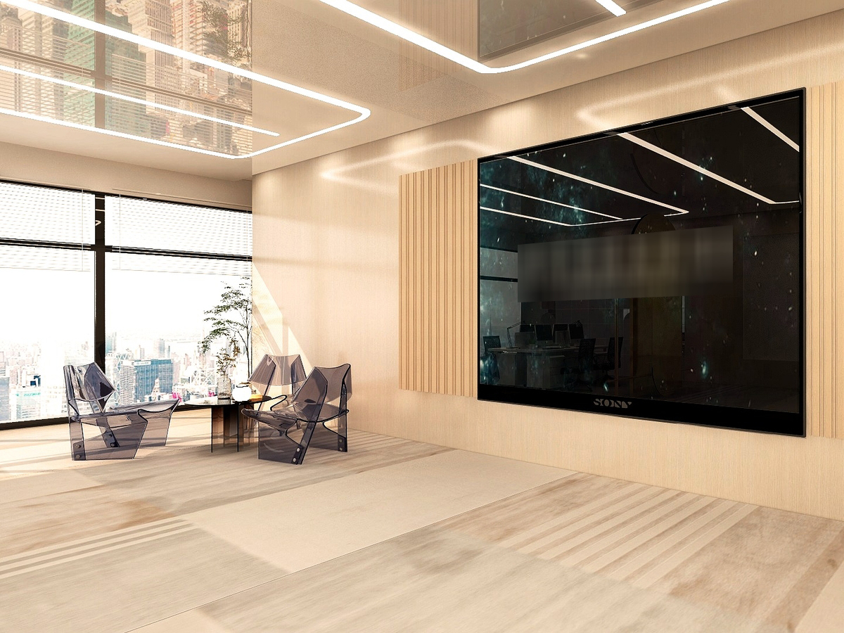 合肥400㎡简约直播间办公室装修案例解析(图2)