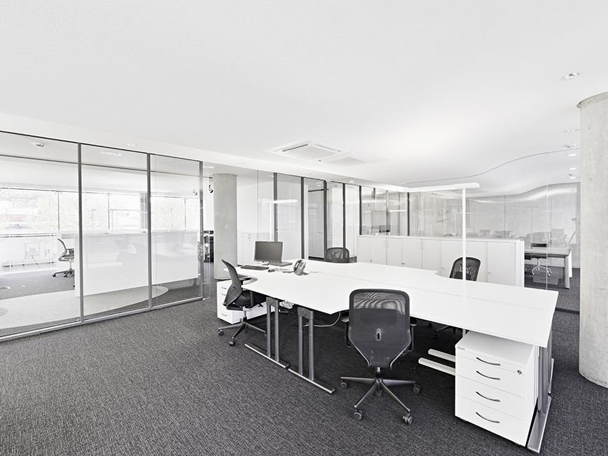 芜湖2000平方现代简约办公室装修设计项目(图3)