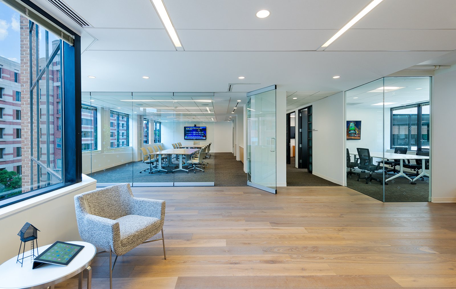 淮北2000㎡简约办公室装修设计项目案例分析(图2)