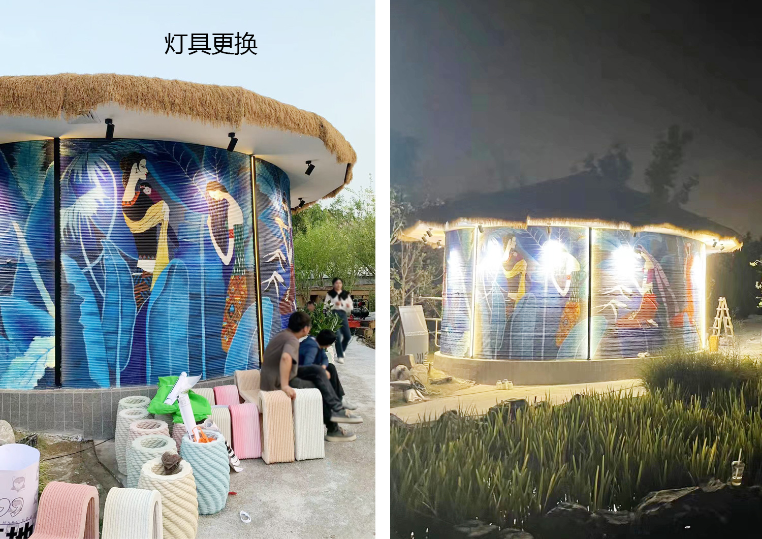 合肥骆岗生态公园昆明园展厅装修改造工程(图2)