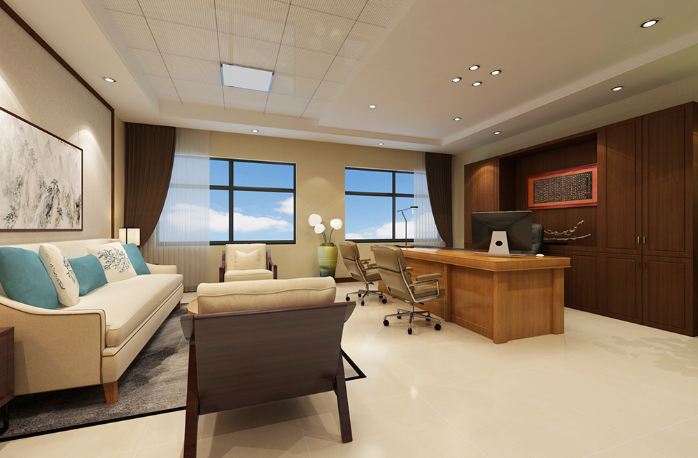 安徽永昌新材料有限公司-办公楼装修(图8) 安徽永昌新材料3500平方办公楼装修设计项目(图8)