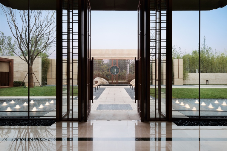 安庆新中式售楼部装修设计项目(图6) 安庆新中式售楼部装修设计项目(图6)