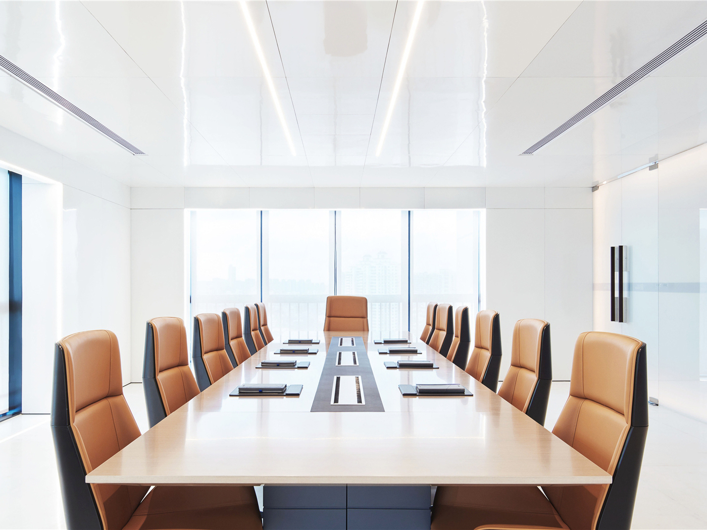 蚌埠工装装修-650㎡现代轻奢办公室翻新改造项目(图4)
